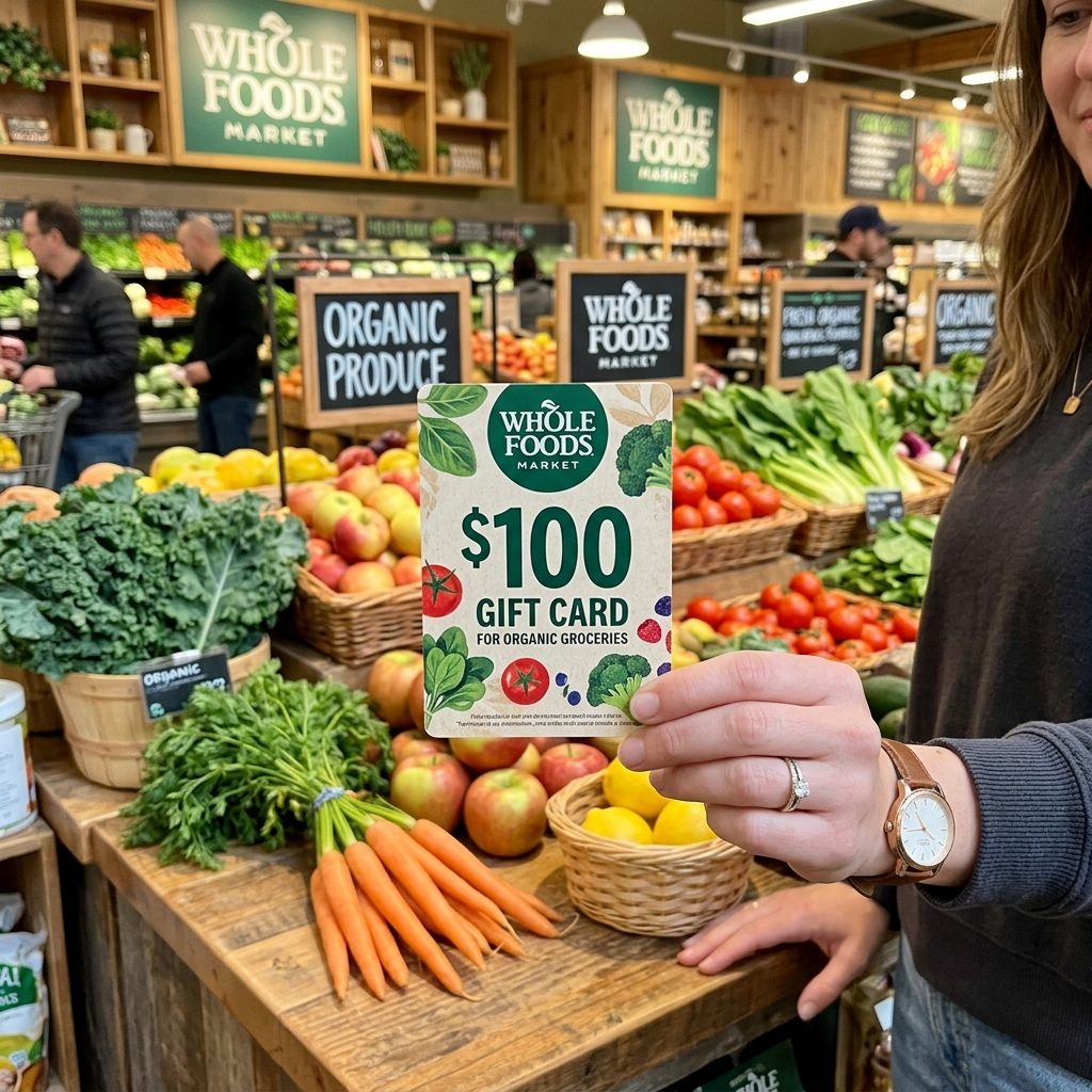 Whole Foods Market Gift Card $100